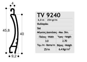 Φυλλαράκια ρολών βαρέως τύπου-9240-9239