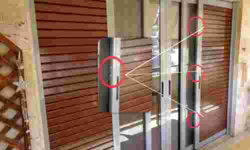 Πολλαπλό κλείδωμα ασφαλείας στα συρόμενα κουφώματα