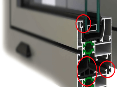 Λάστιχα κουφωμάτων