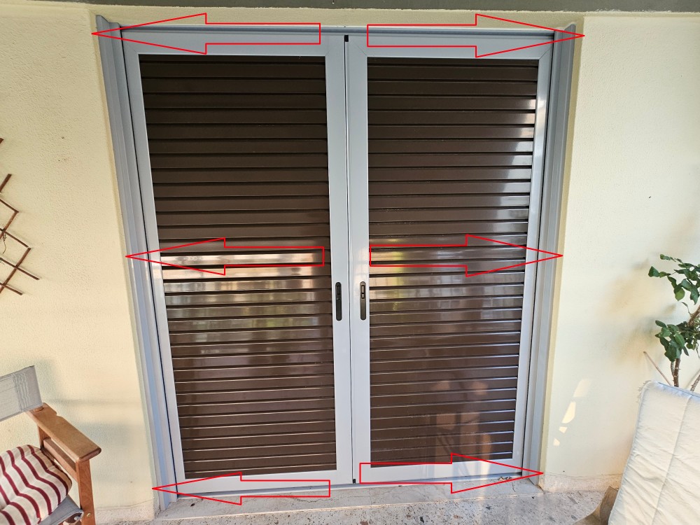 μετρα κουφωμάτων πως μετράμε το πλατος