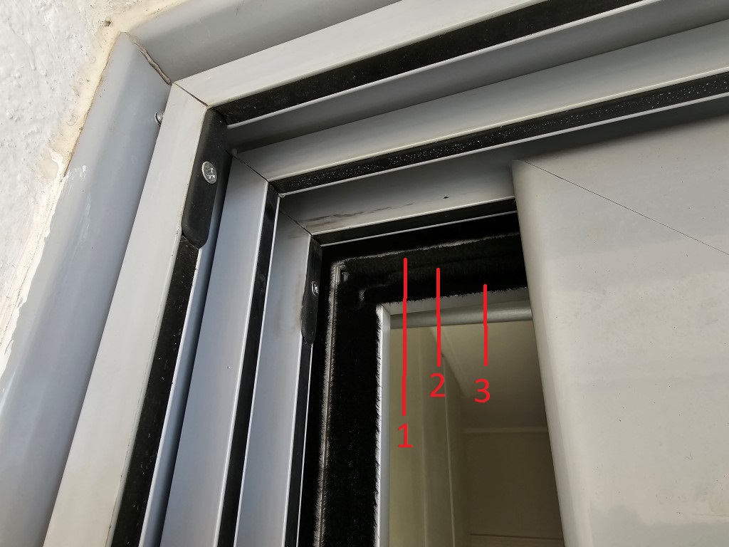 μόνωση των συρόμενων κουφωμάτων