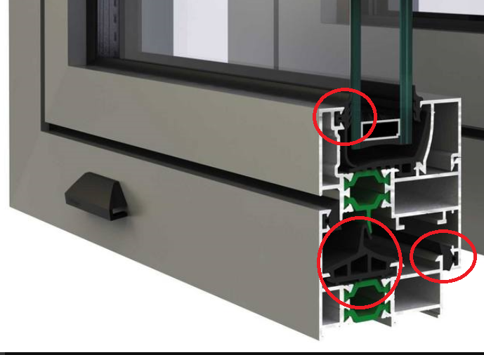 Συντήρηση ελαστικών ( λάστιχα ) κουφωμάτων