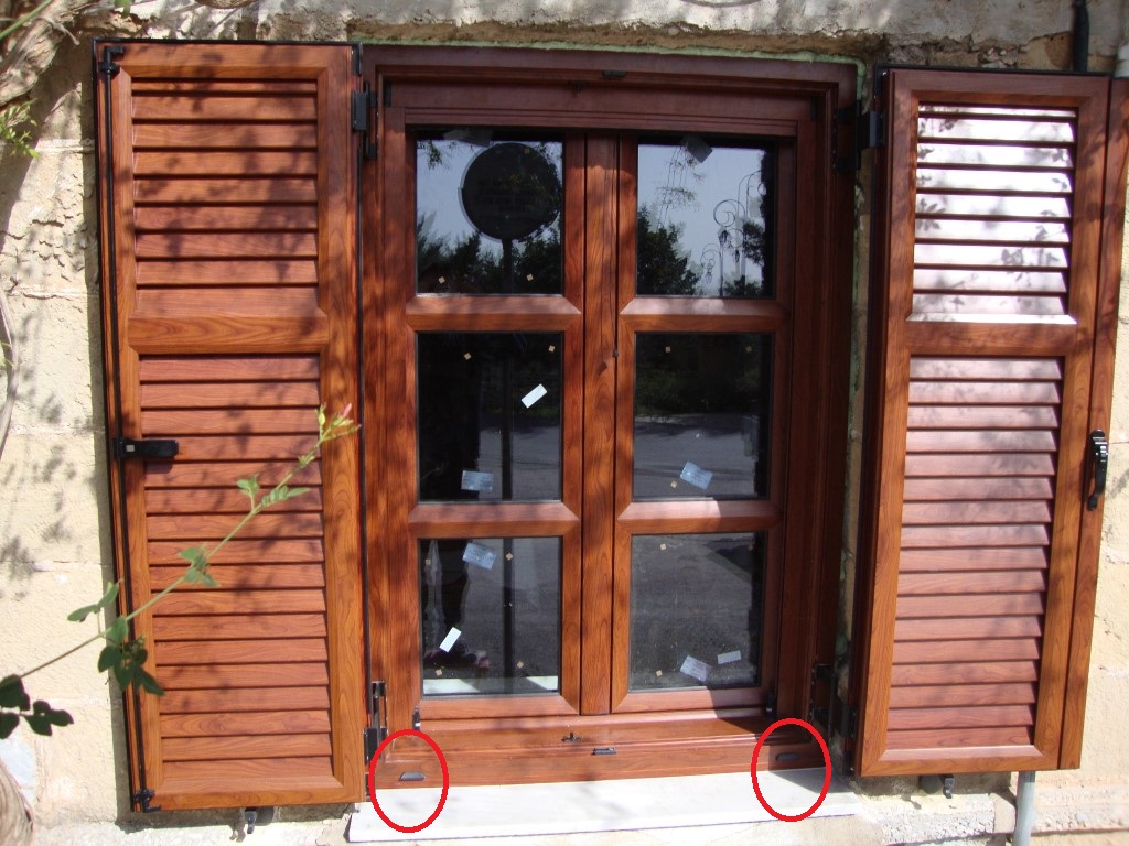 τάπες νεροχύτη κουφωμάτων