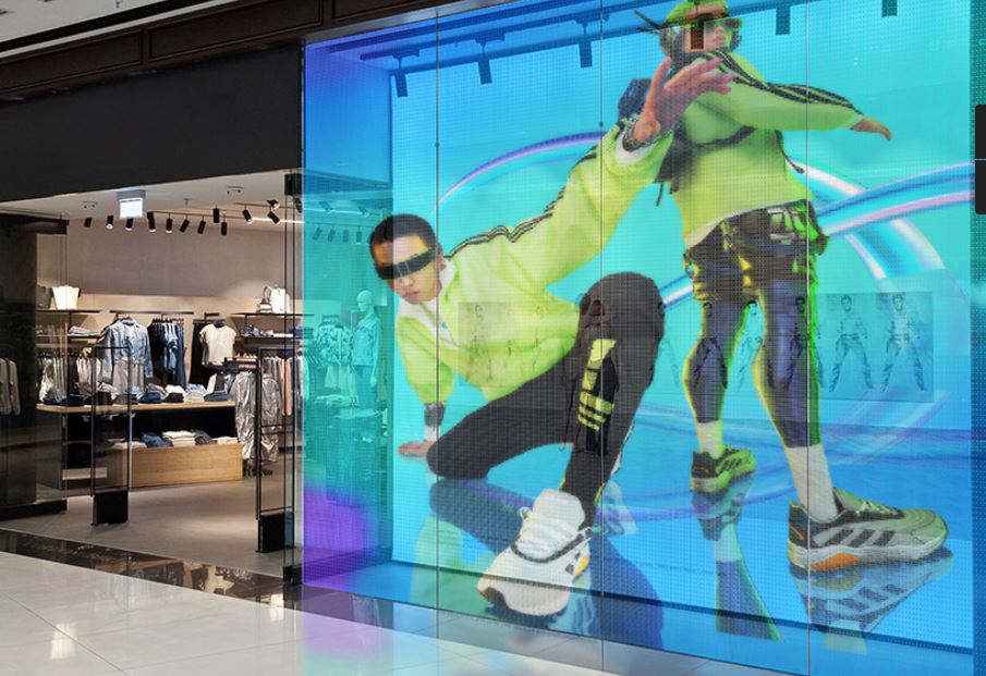 Διαφανείς υαλοπίνακες με ενσωματωμένα LED