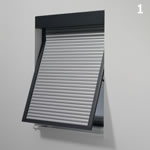 Ρολά προβαλλόμενα (που ανοίγουν προς τα έξω)