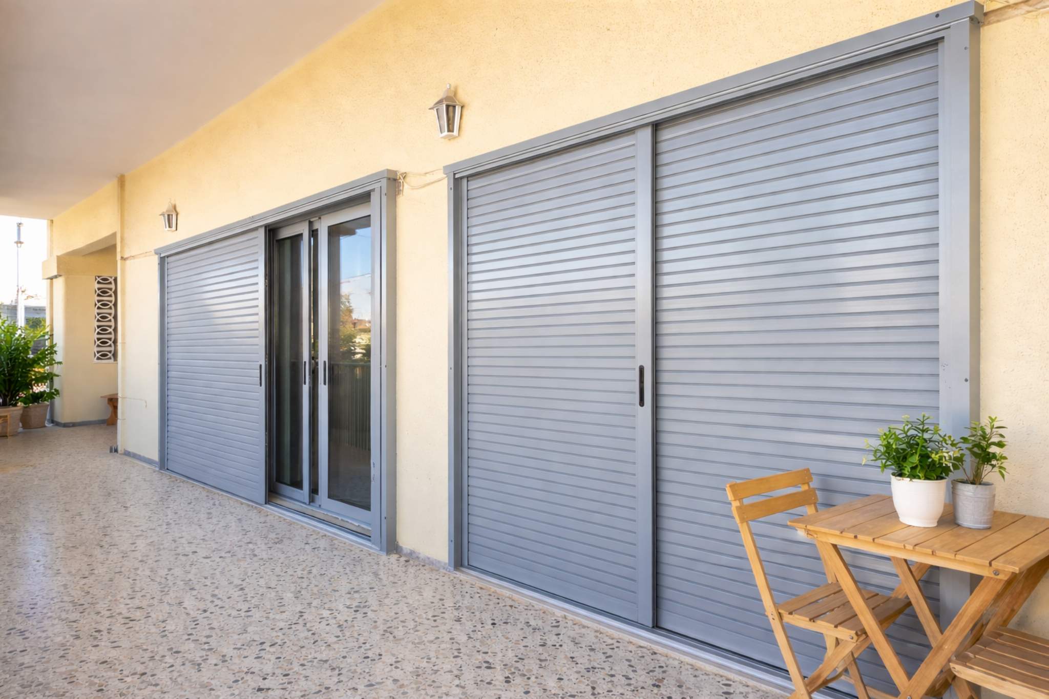 Συρόμενα εξωτερικά παντζούρια