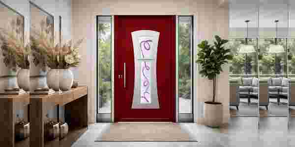 Πόρτες Εισόδου με Inox